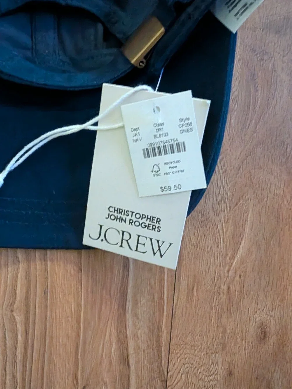 Christopher John Rogers X JCrew Hat- Navy